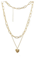 Amore Heart Layered Necklace